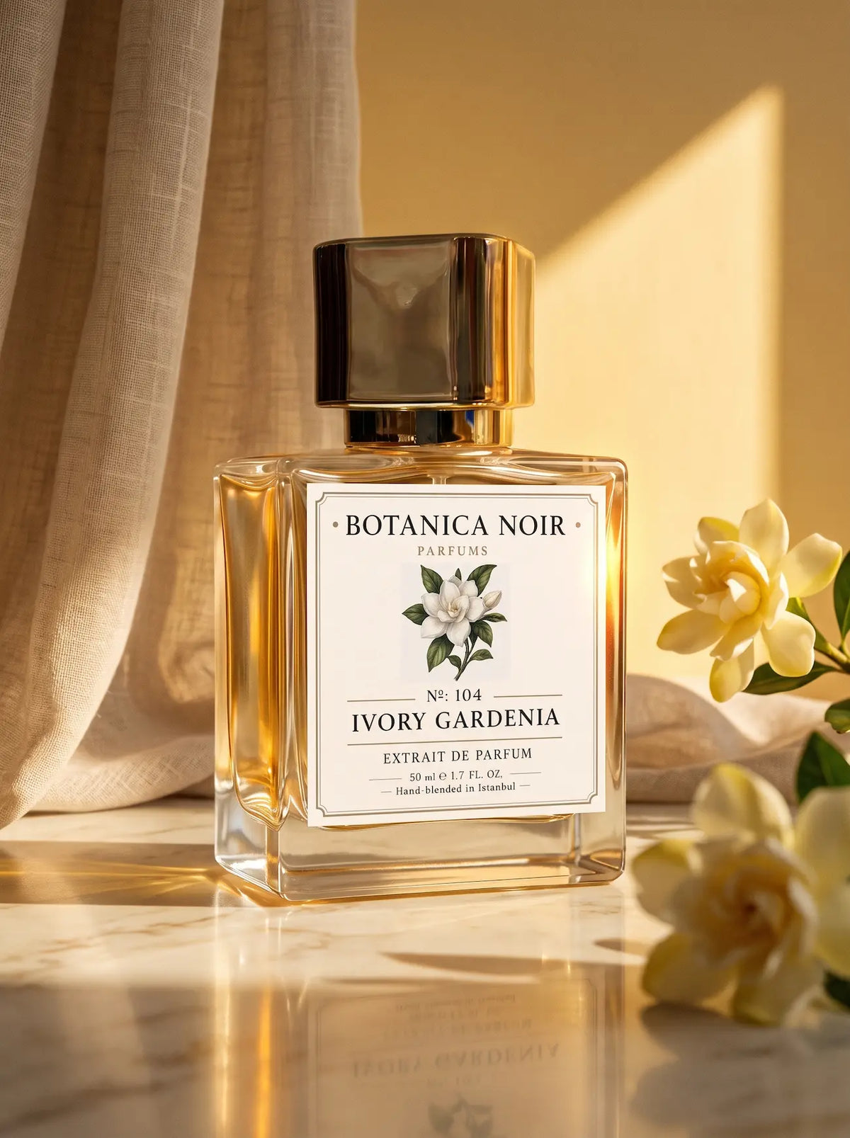 N°:104 Ivory Gardenia // Kremsi Duru Extrait de Parfum (Yenilendi)