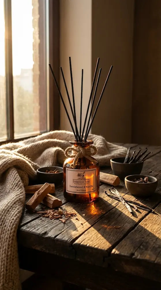 N°:3 - Sandalwood & Vanilla // Akşamüzeri Huzuru Çubuklu Oda Kokusu 130ml