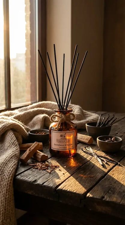 N°:3 - Sandalwood & Vanilla // Akşamüzeri Huzuru Çubuklu Oda Kokusu 130ml