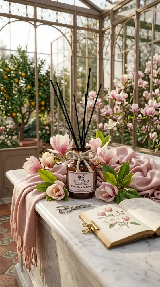 N°:2 - Magnolia & Cashmere // Manolya Zerafeti Çubuklu Oda Kokusu 130ml