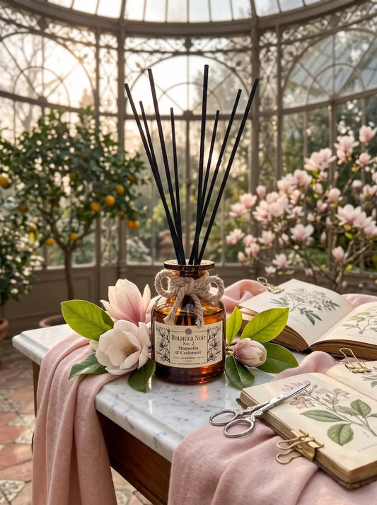 N°:2 - Magnolia & Cashmere // Manolya Zerafeti Çubuklu Oda Kokusu 130ml
