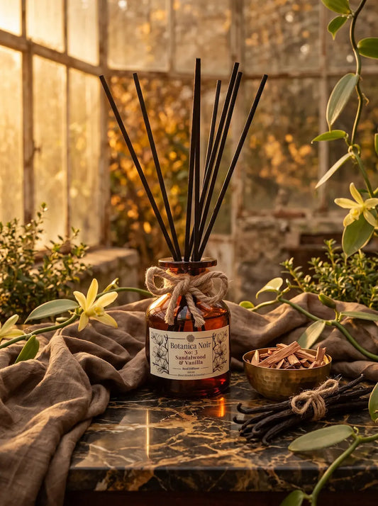 N°:3 - Sandalwood & Vanilla // Akşamüzeri Huzuru Çubuklu Oda Kokusu 130ml